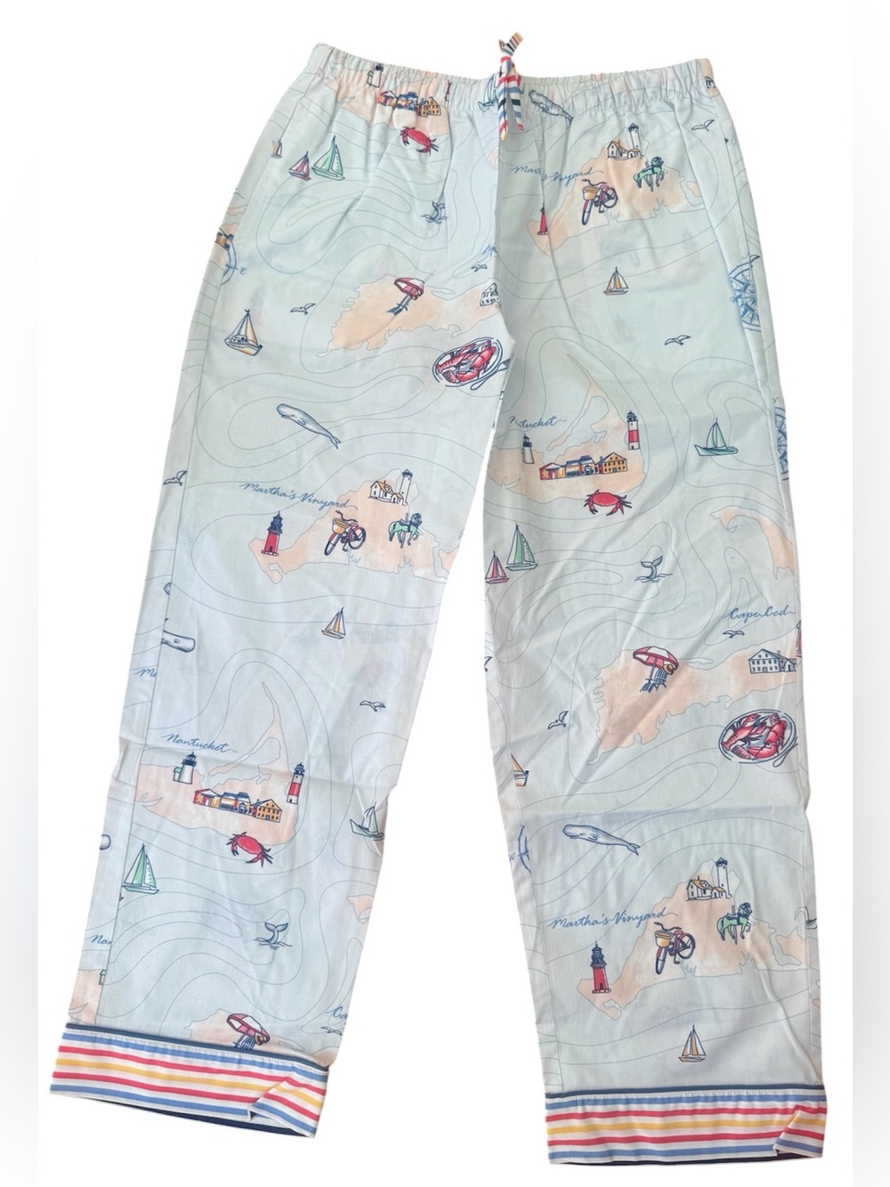 NWOT BedHead Pajamas Short Sleeved Pajama Set in Cape Cod Print - Picture 7 of 9